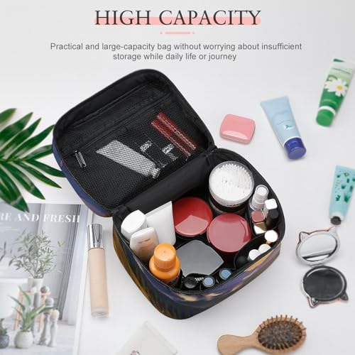 Foldable Travel Luggage Bag for Men And Women, Dry And Wet Separation Portable Travel Luggage Bag, Mountain Sunset Landscape Printed Waterproof Sports Luggage Bag, Fitness Bag4