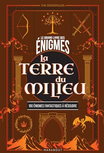 Marabout - Le grand livre des énigmes La terre du milieu: 180 énigmes fantastiques à résoudre: 31575 - -5%
