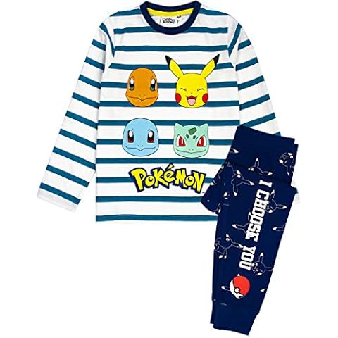 Pokémon Boys' Striped Pyjamas Set Cover