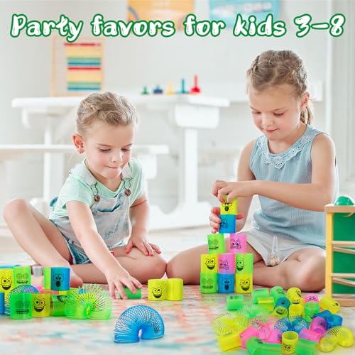 cocurb 36 pcs mini spring party favors for kids 4 to 8 birthday stress relief bulk fidget goody bag stuffers classroom prizes spring bulk toys for kids prize presents 4 bright colors