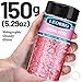 LEOBRO Pink Glitter, 150g/5.29oz Chunky Glitter for Crafts, Resin, Tumbler Painting, DIY Party Decorations