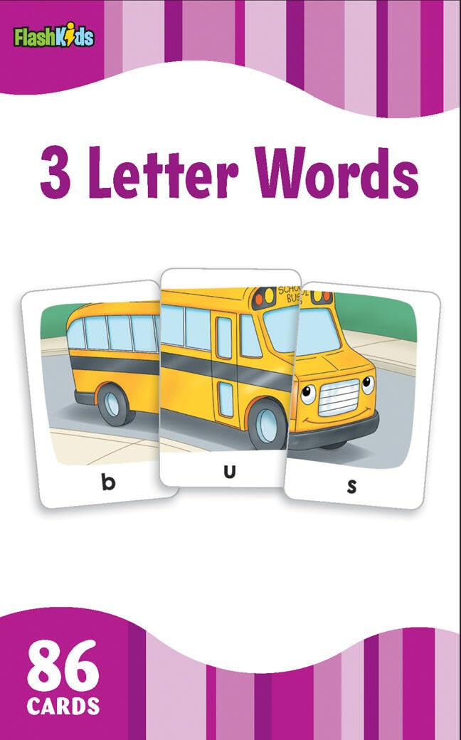 3 Letter Words; Flash Kids Flash Cards - Flash Kids, 141143496X, cards