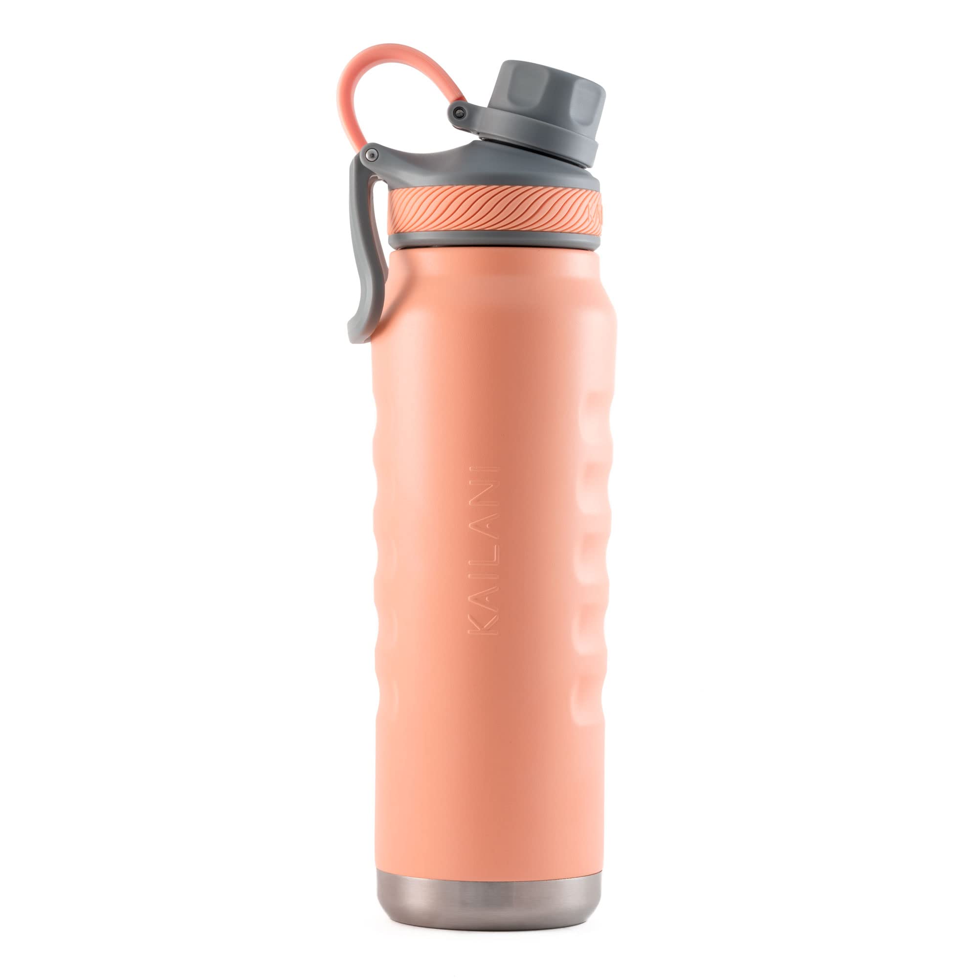 KAILANI Isolierte Edelstahl-Wasserflasche 680ml - Doppelwandig, BPA-frei, Mit Trinkverschluss, Für Sport & Reisen