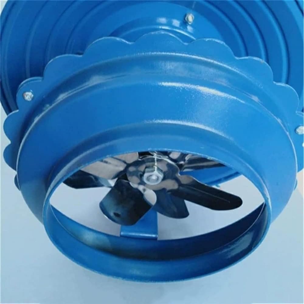 Chimney Fan 100W, Fireplace Exhaust Fan, Flue Fan, Chimney Draft Inducer, Chimney Exhaust Fan, for Fireplace Chimney Boiler(Diameter 21cm)