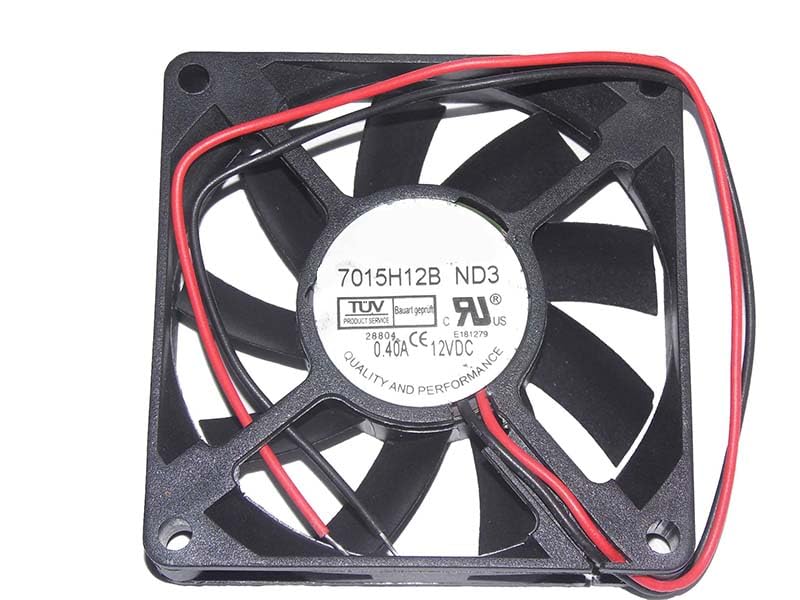 Ventilateur de refroidissement 70x15mm 12V 0.4A pour boîtier PC