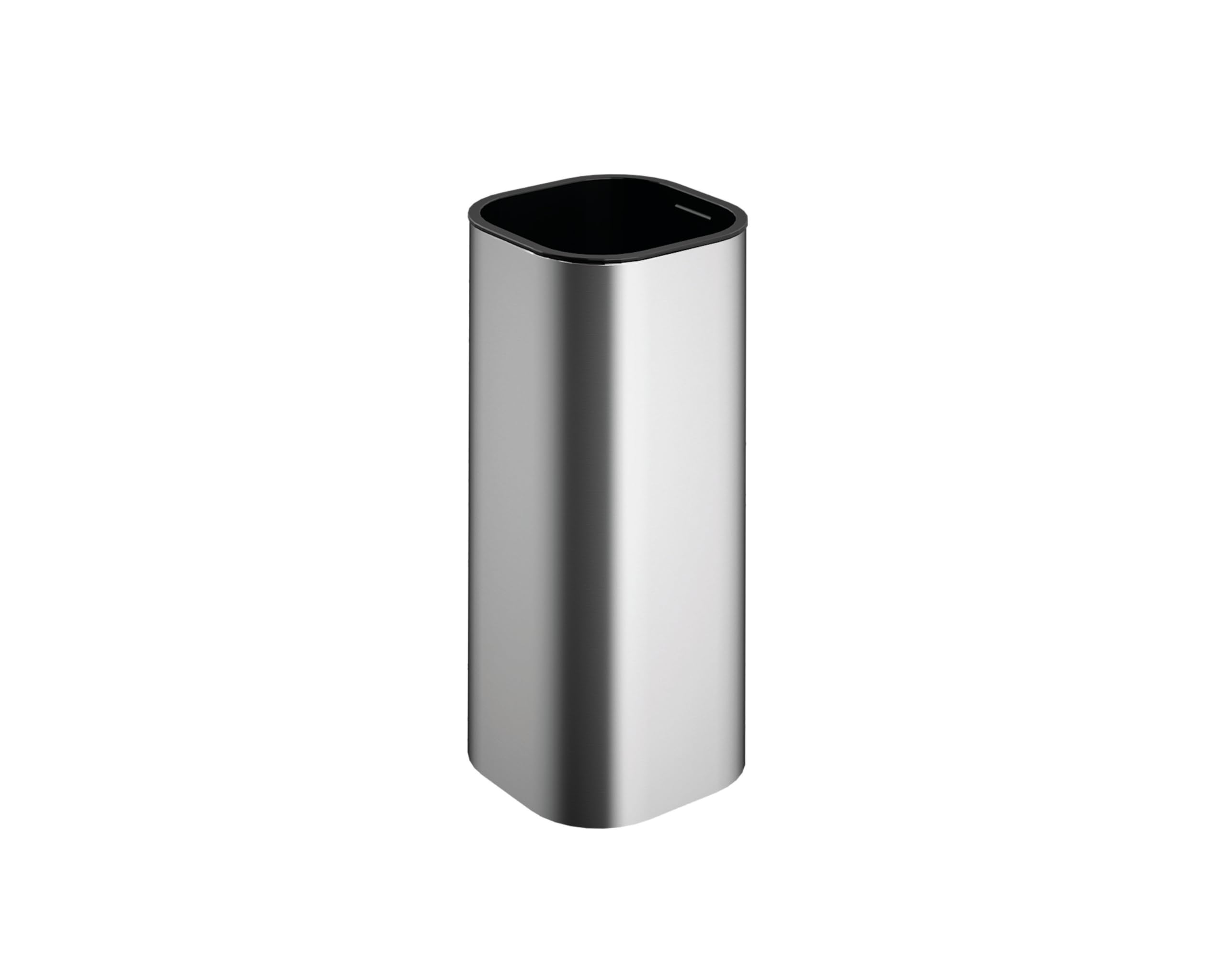 Cosmic Matt Chrome Nea Toothbrush Holder For Bathroom Countertop With Contemporary And Elegant Design. Stainless Steel Toothbrush Holder In Matte Steel Color