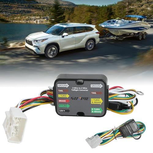 SUNPIE Trailer Wiring Harness Compatible with Toyota Highlander 2020-2026, Trailer