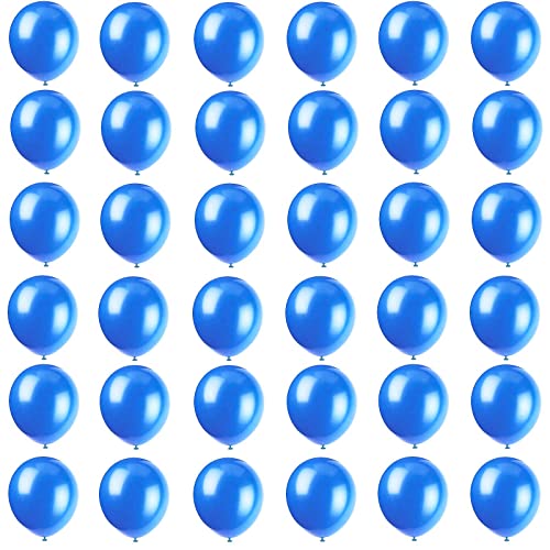 Ballon Bleu,36 Pièces 5 Pouces Ballons de Baudruche,Ballon Anniversaire,Ballons Bleu en Latex Mat Helium Gonflable de Fete,Mariage,Baby Shower,Anniversaire...