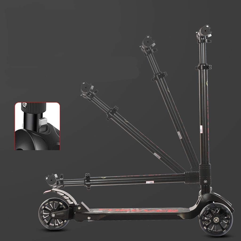 Trottinette Adulte Pliable 3 Roues Capacité 125kg Noir