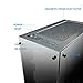 darkFlash Phantom Black ATX Mid-Tower Desktop Computer Gaming Case USB 3.0 Ports Tempered Glass Windows with 6pcs 120mm LED DR12 RGB Fans Pre-Installed…