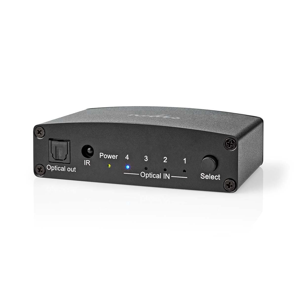 Nedis 4-Wege Digital-Audio-Switch mit TosLink
