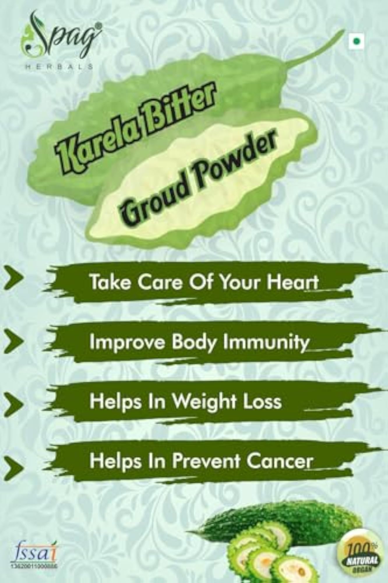 Karela Kakarakakaya Bitter Gourd, 300g Herbal Supplement