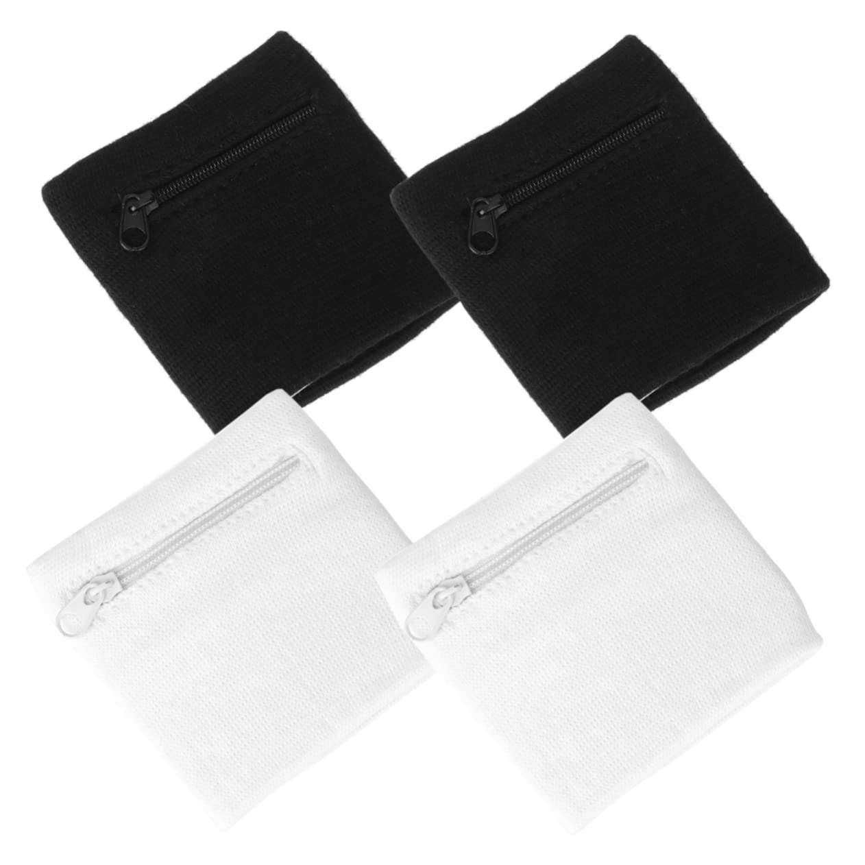 INOOMP 20piezas Muñequera Deportiva y Bolsillo para Claves para Correr Ciclismo y Ejercicio Material Transpirable y Elástico para Hombres y Mujeres