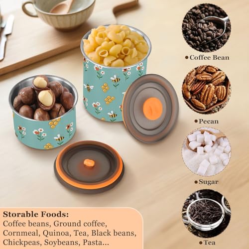 Contenedor de Café DOMIKING Acero Inoxidable 900ml miniatura 5