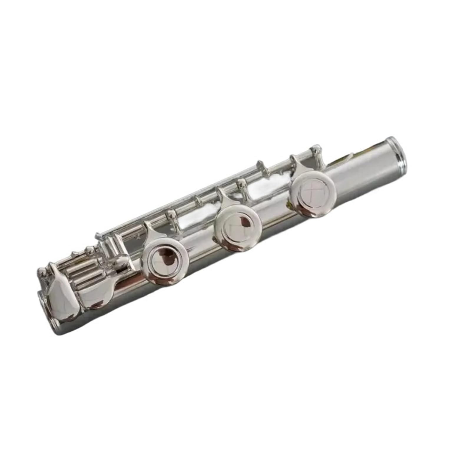 Pieza de repuesto de sección trasera de articulación de pie B de flauta, accesorio de reparación de instrumentos musicales estándar for flautas y técnicos, 1 ud.