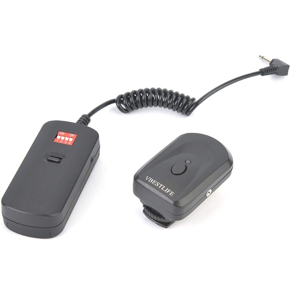 Akozon Flash Trigger Dc-16 16 canaux sans Fil Studio Flash Trigger émetteur et récepteur ou pour pour, pourPentaxet Autres appareils Photo Noir