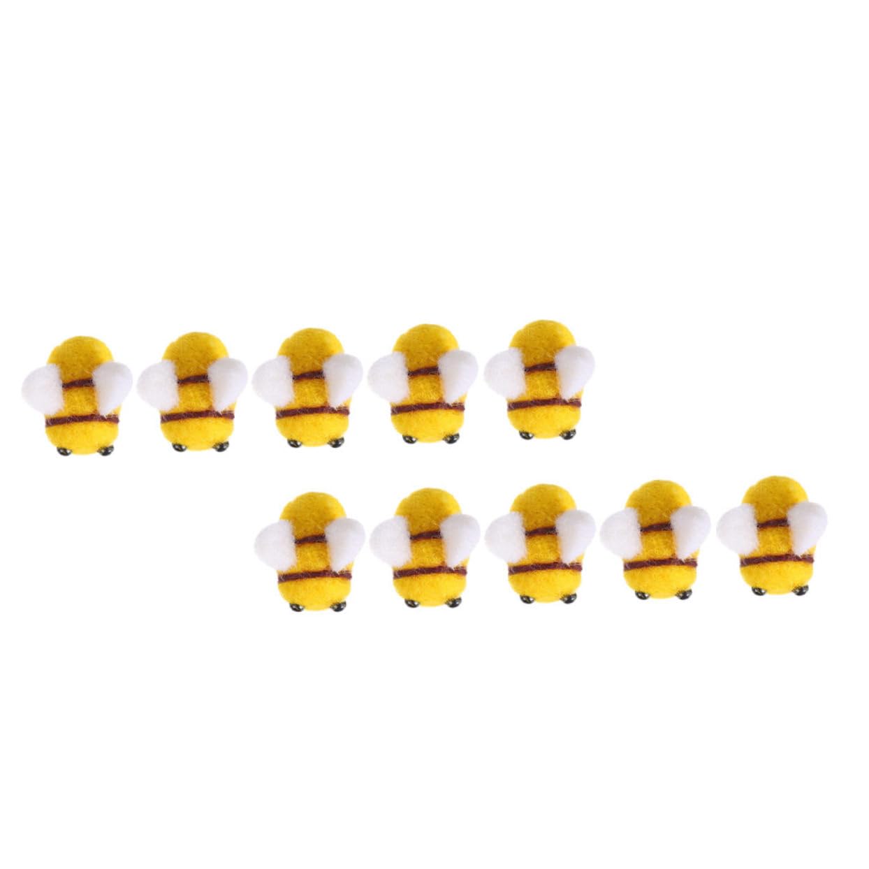 ULDIGI Beautiful Wool Felt Bee Pendant Bee Embellishments for DIY Party Decoration Craft Kit