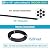 MUZATA 150ft 1/8" Black Wire Rope T316 Stainless Steel Marine Grade for Indoor Cable Railing Aircraft Stair Deck Fencing 7x7 Strand DIY Balustrade Hanging WR19 WP1