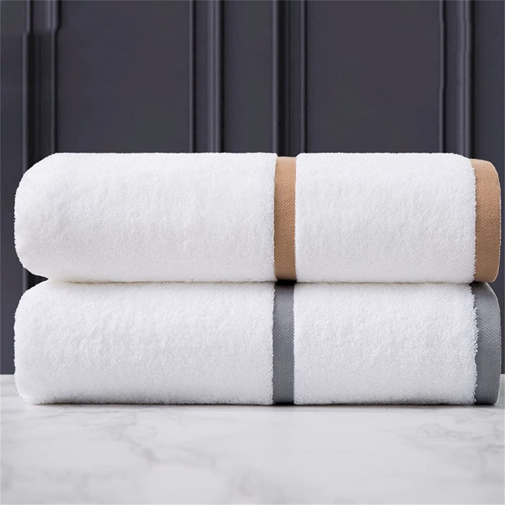 Large Cotton Bath Towel for Men and Women Adults Absorbent Soft Cotton Household Couple Suit Color A Size