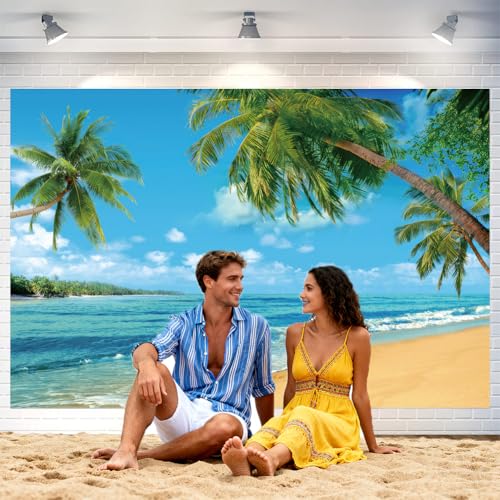 Fondo Fotográfico Playa Hawaii 70.8 x 47.2 Pulg miniatura 7