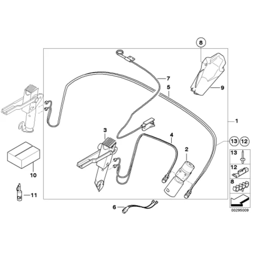 Pompe hydraulique pour capote de cabriolet - Toit pliable - Unité hydraulique - Numéro de pièce 54347193448 54347119633