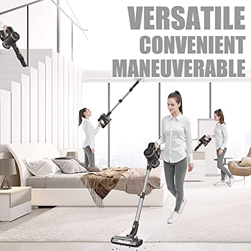 Orfeld Cordless Vacuum, 22000Pa Hurricane Suction Stick Vacuum 4 In 1, 45 Mins Runtime, Dual Hepa Filtration Vacuum Cleaner #TOP3