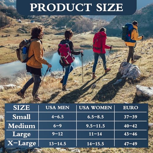 Jiuguva 4 Pairs Waterproof Socks Unisex Waterproof Breathable Outdoor Hiking Wading Fishing Socks for Men Women3