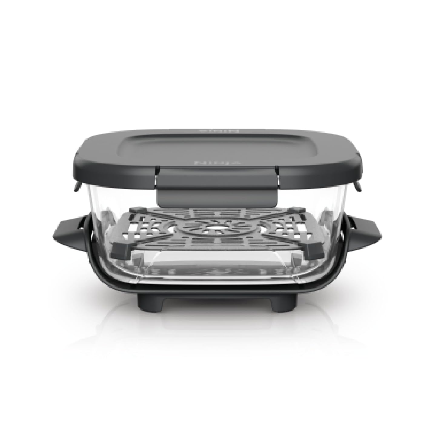 Récipient en Verre TempWare Ninja CRISPi 1,4 L avec Couvercle Étanche