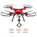 Syma X8HG Drone New Altitude Hold Mode Headless 3D Flips RC Quadcopter with 8MP Camera Red