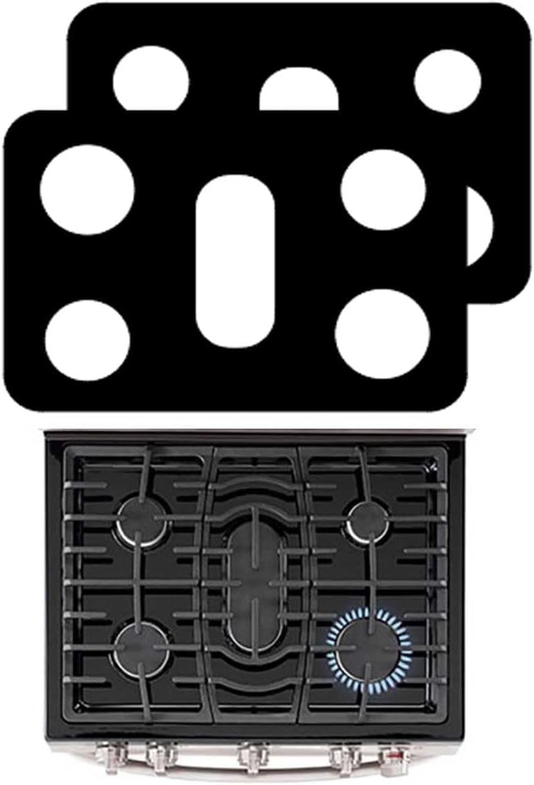 2Pcs 30Inch Stove protector liner For 30 Inch LG Gas Range Cooktop cover LRG3093 LRG3095 LRG3061 LRG3193 LDG3036 LDG3016 LRG3194