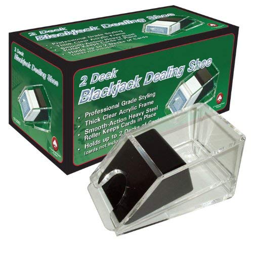 Brybelly Casino Blackjack/Poker 2-Deck Dealer Shoe - Comes with Free Cut Card!