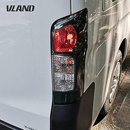 Amazon Vland Nv350 キャラバン E26系前期 テールランプ 電球ハーネス付 ハーフスモーク 純正タイプ ライトスモーク カスタム 車検対応対策 Ledダブルtブレーキ電球付属 ハーフスモーク ブレーキ テールランプ 車 バイク