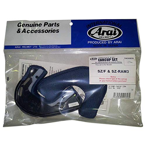 Mousses de joues Arai Sz Ram Iii Dry Cool 35 mm pour casque moto jet