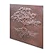 Kitchen Backsplash, Tree with Roots Copper Backsplash, Custom Copper Backsplash Panel, Handmade Copper Backsplash Tile, Indoor Outdoor Wall Decor (Brown)