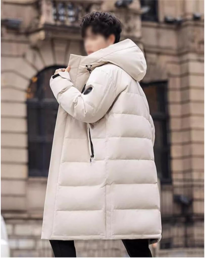 VIDI Charge Coat College Students Padded Jacket Down Male Long Popular Logo Winter