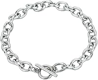 Kelistom 925 Sterling Silver Heart Charm Bracelet for Women Teens - Adjustable Link Chain Bangle Jewelry Gift