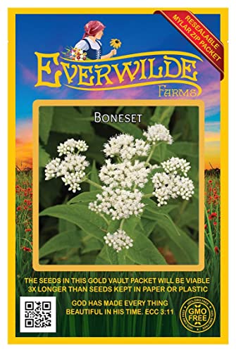 Everwilde Farms - 2000 Boneset Native Wildflower Seeds - Gold Vault Seed Packet Everwilde Farms - 2000 Boneset Native Wildflower Seeds - Gold Vault Seed Packet
