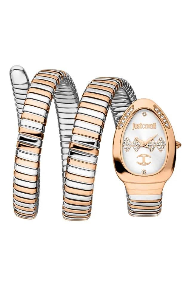 Just.Cavalli Analog Vezzoso Silver Dial Analogue Watch for Women JC1L230M0075 (B0D9SH2W5X) Amazon Price History, Amazon Price Tracker