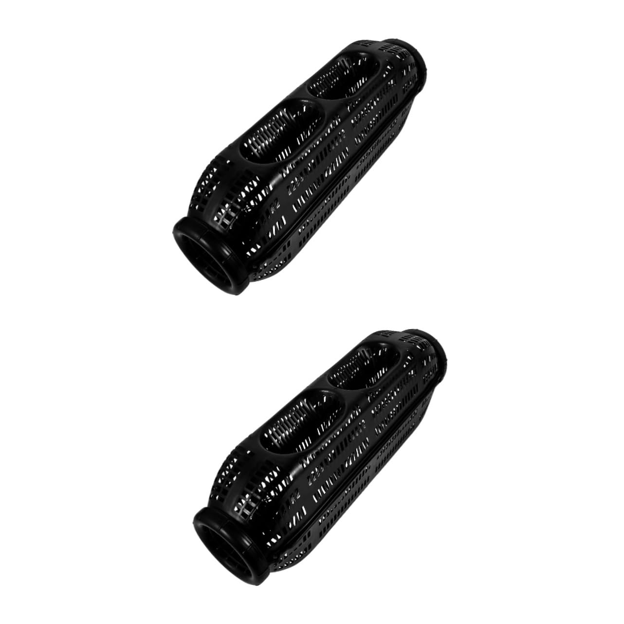 Abaodam gabbia di anguille Porta di alimentatore di pesca attrezzatura da pesca all'aperto alimentatore da pesca all'aperto gabbia per esche da pesca nido di pesca plastica Black