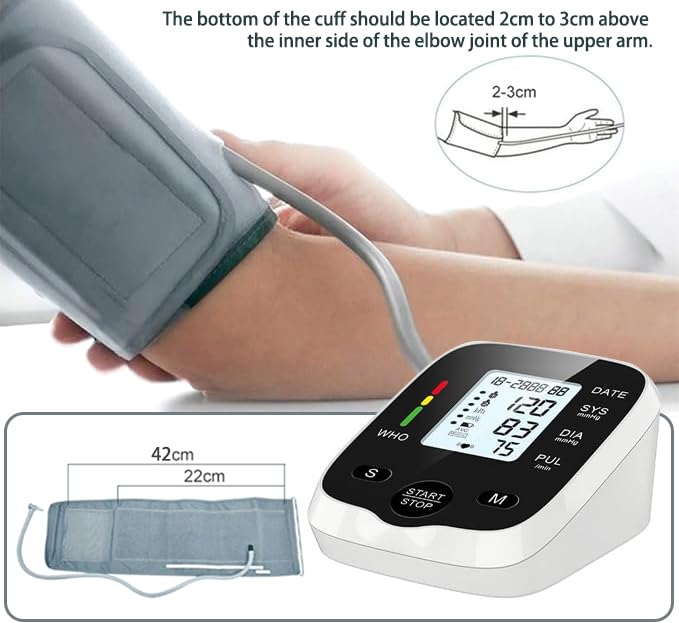 Blutdruck Messgerät für den Heimgebrauch, Bestyks Oberarm-blood pressure monitor,vollautomatisches...