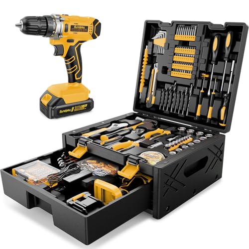 Sundpey 267-Piece Tool Kit with 21V Drill