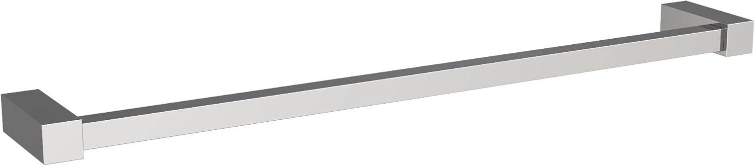 amerock bh3608326 | chrome towel bar | 18 in (457 mm) towel rack | monument | bathroom towel holder | bathroom hardware | bath accessories chrome 18 in. towel bar 1-piece