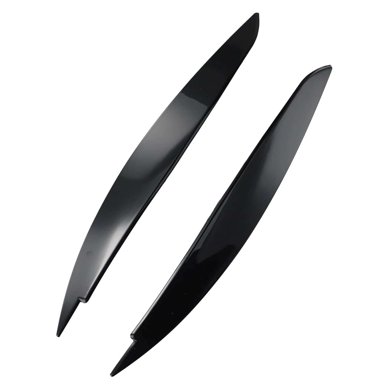 Sourcil phare pour BMW Série 1 E87 E88 E81 E82 2008-2013 paupière de phare noir