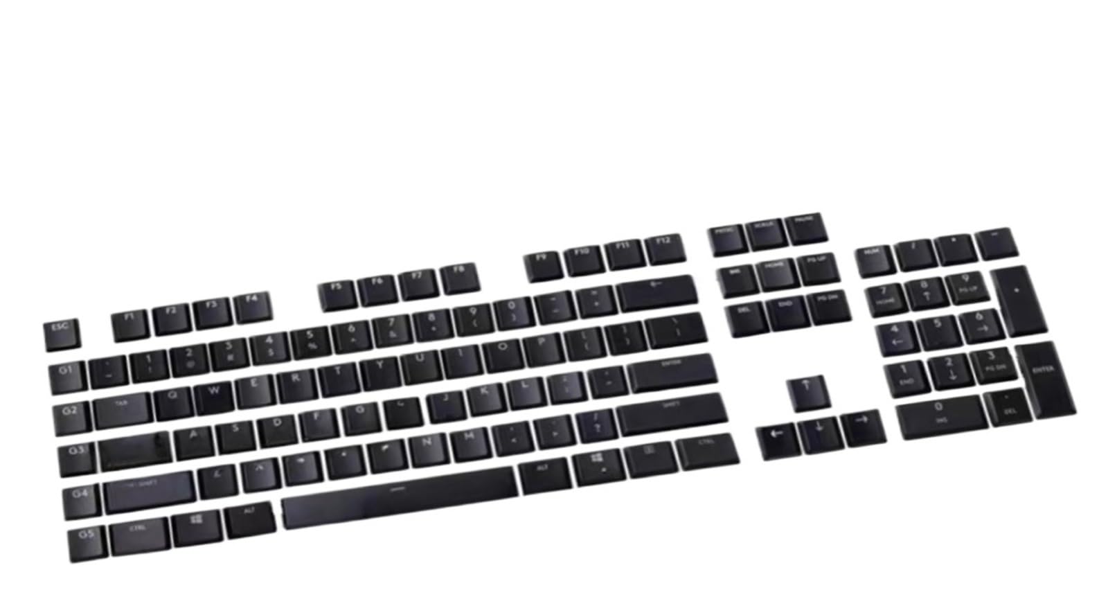 For Logitech G815 G915 G813 G913 for tastiera TKL Copritasti Set 109 tasti di ricambio neri for tastiera meccanica da gioco RGB