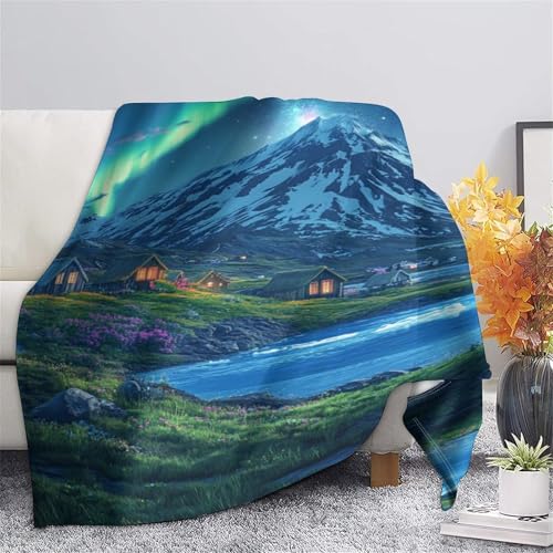Couverture microfibre 180x200 cm douce et chaude pour lit et canapé - 7