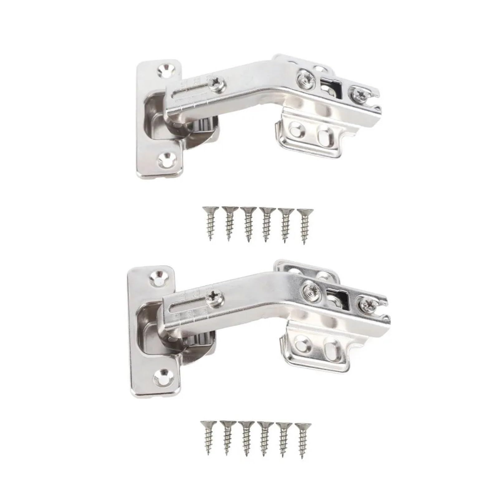 2PCS Full Overlay 135 Degree Cabinet Hinge Folded Door Hinge