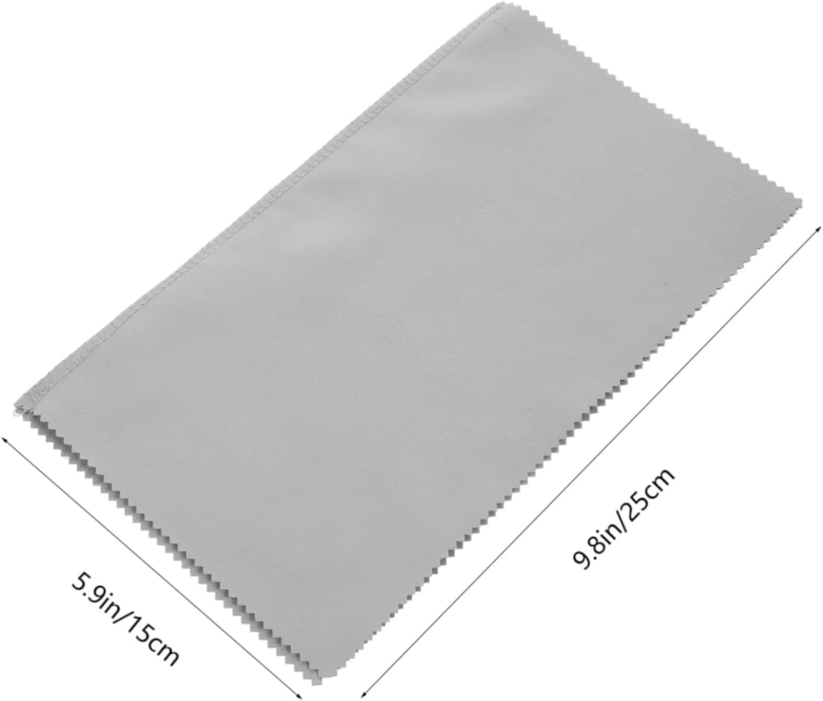 Veemoon Jewelry Cleaner Cloth Set 5pcs Double Layered Cleaning Cloths Non-Scratch for Earrings Necklaces Bracelets