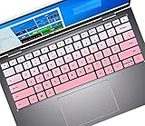 Keyboard Cover for 14' Dell Inspiron 14 5430 5425 5420 5410 5415 5418 7430 7425 7420 7415 2-in-1 Laptop, 14' Dell Latitude 3320 3420,13.3' Dell Inspiron 13 5310/Inspiron 16 5630 7630 Skin-Gradual Pink