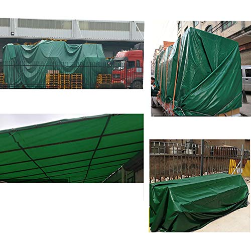 Lona para camión impermeable verde 3x3m cubierta de PVC exterior 8