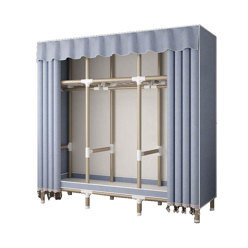 HUHJYUGE Armario Portátil para Colgar la Ropa, Armario Modular para Ahorrar Espacio, Ropero Organizador Guardarropa, Armario Plegable de Tela, Armario Ropero Portatil, Ideal para Libros y Juguetes